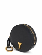 AMI PARIS Paris Paris Leather Round Coin Purse