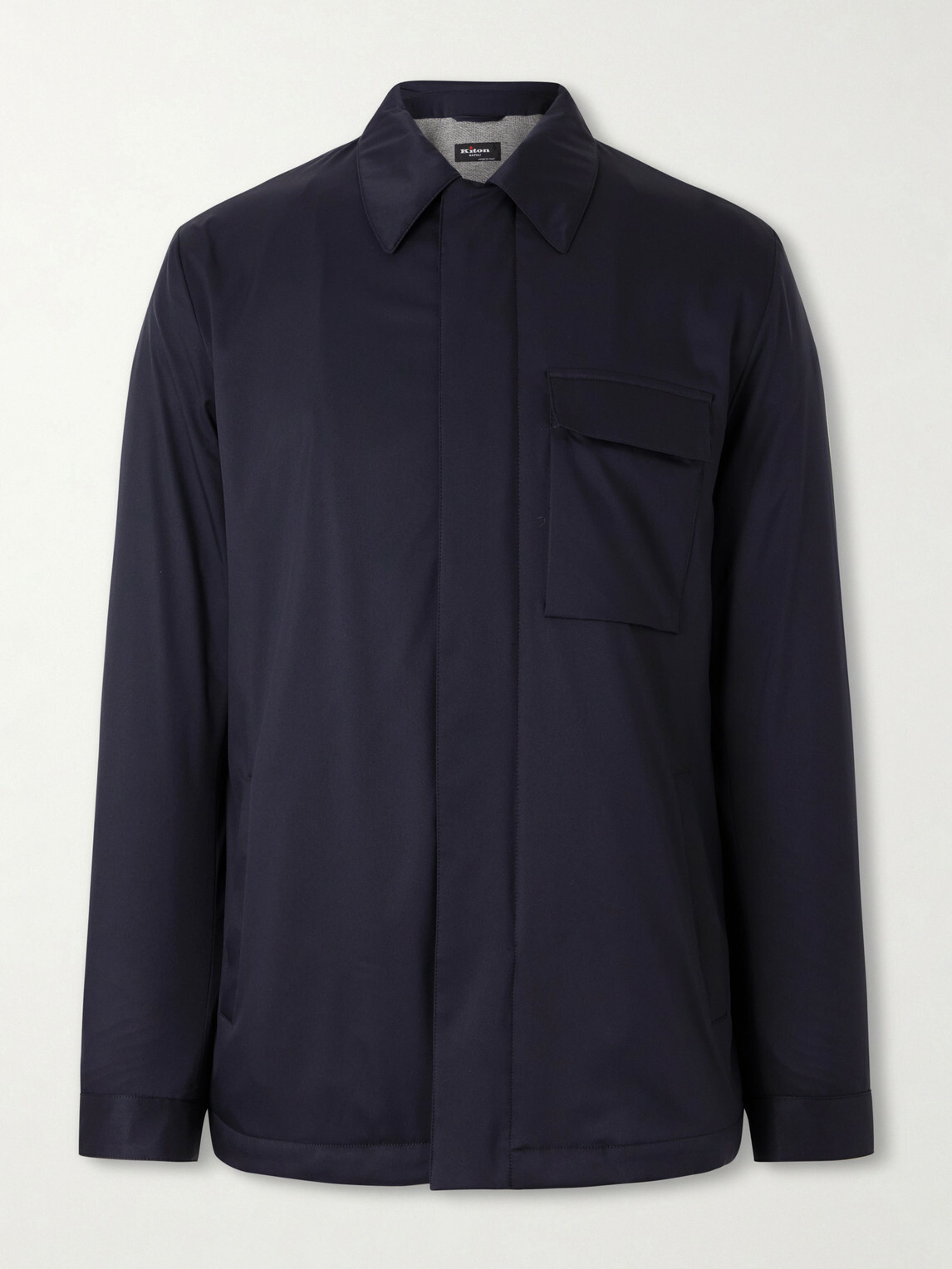 Kiton - Padded Shell Overshirt - Blue