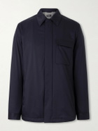 Kiton - Padded Shell Overshirt - Blue