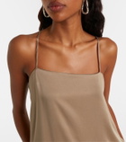 Asceno Melfi silk twill maxi dress