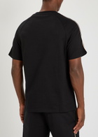 Boss Iconic Logo-embroidered Cotton T-shirt Black