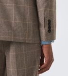 Rubinacci Checked virgin wool blazer
