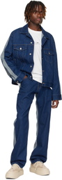 MM6 Maison Margiela Navy Sports Denim Jacket