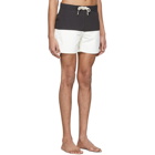 Saturdays NYC Black and Off-White Ennis Board Shorts