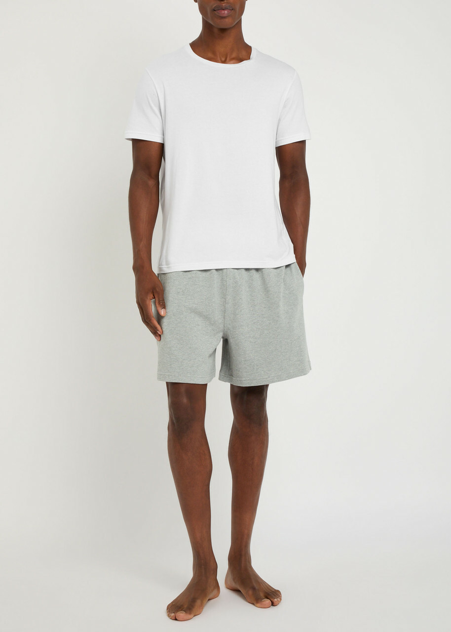 Calvin Klein Icon Logo Cotton Pyjama Shorts Grey