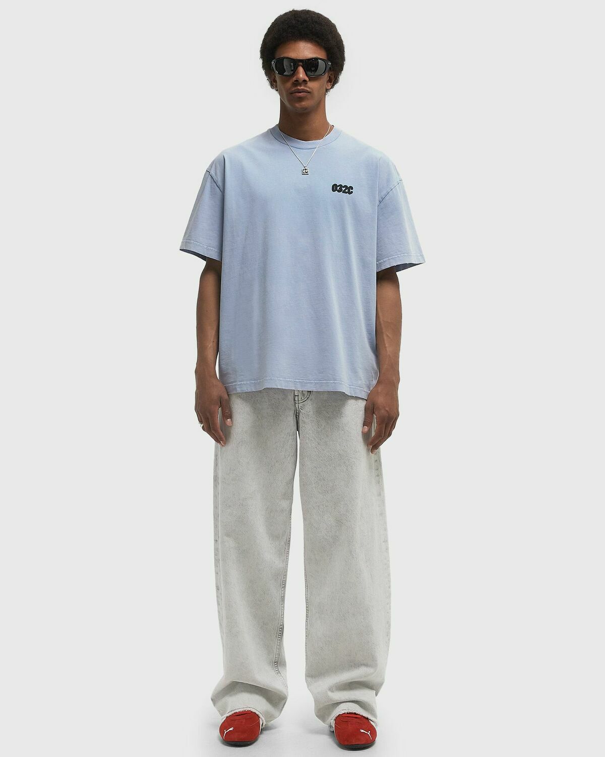 032c LOVES TEE Blue Mens Shortsleefe