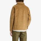 Café Mountain Men's Cord Leisure Popover Jacket in Taupe