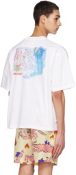 Marni White Printed T-Shirt