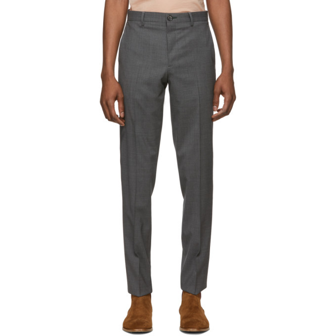 Photo: PS by Paul Smith Grey Mid Fit Trousers