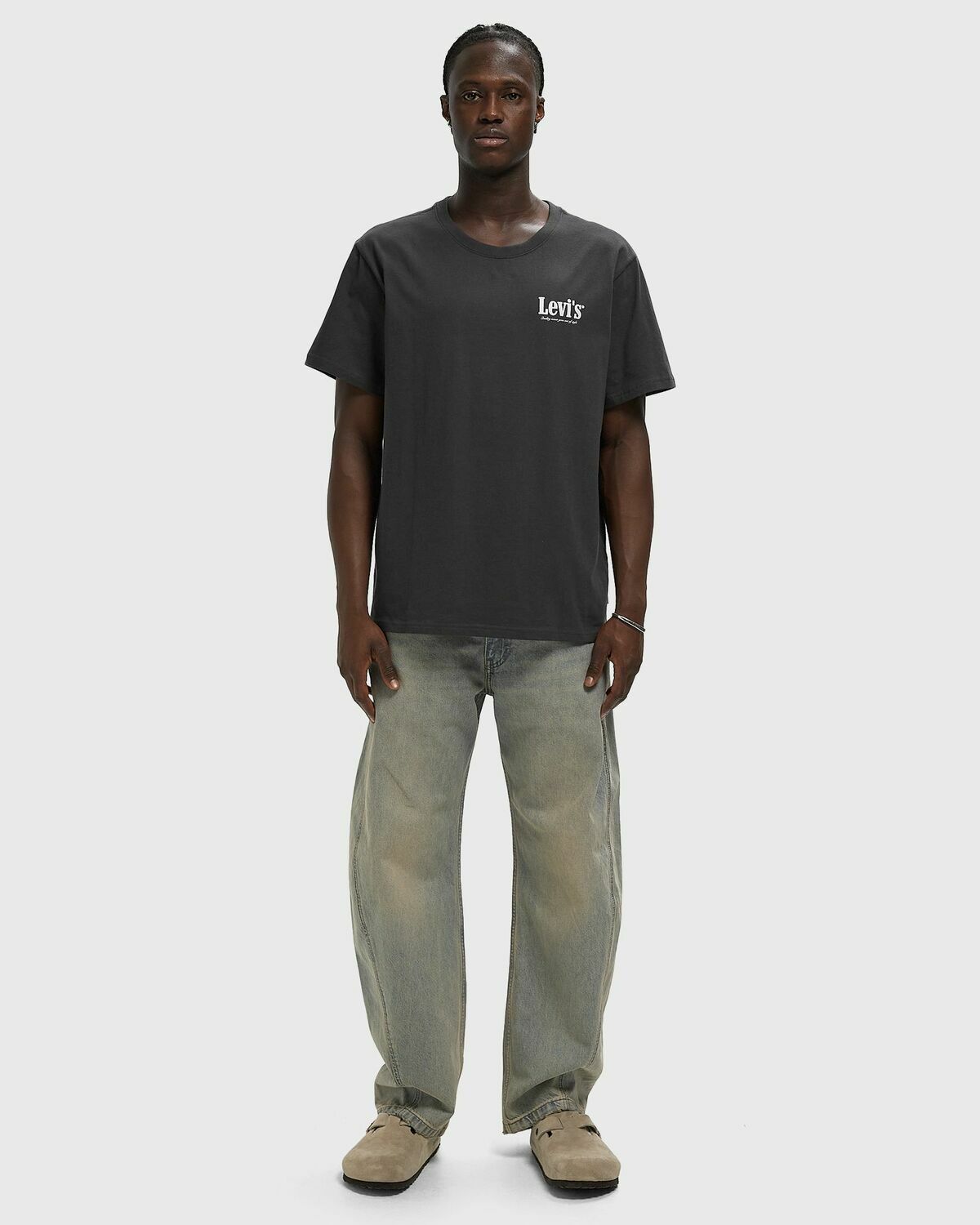 Levis SS RELAXED FIT TEE Black Mens Shortsleefe