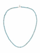 Mikia - Silver, Hematite and Turquoise Necklace