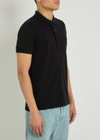 Tom Ford Logo-embroidered Piqué Polo Shirt Black