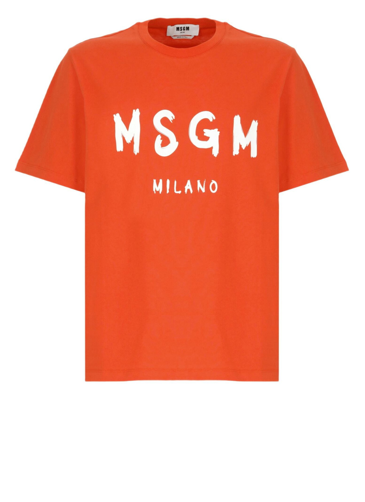 MSGM Sunset Patch White T-shirt MSGM MSGM Sunset Patch White T-shirt MSGM