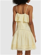 MARANT ETOILE Moly Ruffled Cotton Mini Dress