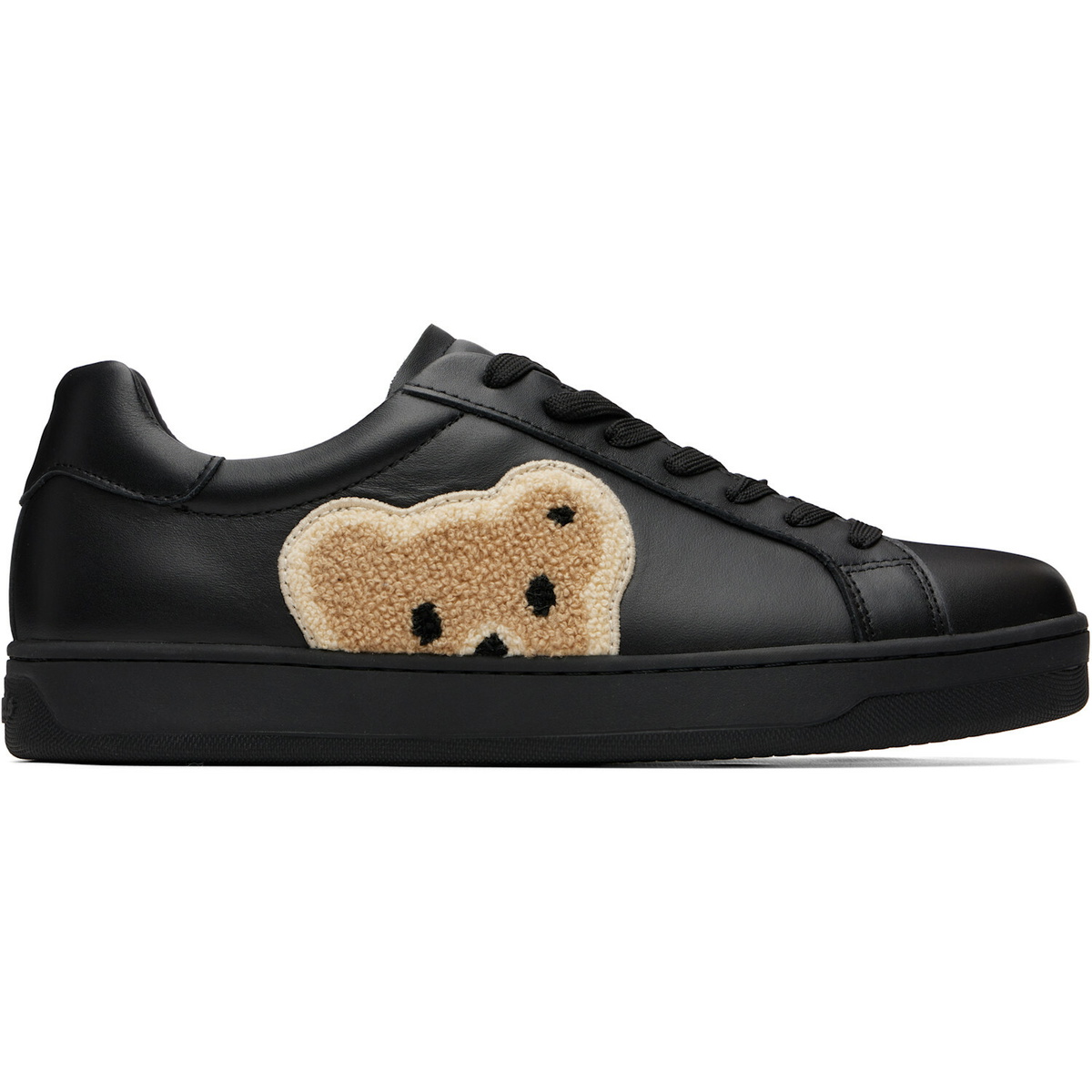 Palm Angels Black Bear Tennis Sneakers