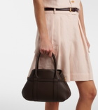 Loro Piana Ghiera Small leather shopper