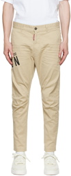 Dsquared2 Beige 'Icon' Sexy Cargo Pants