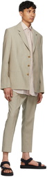 Tom Wood Beige Wool Soft Blazer