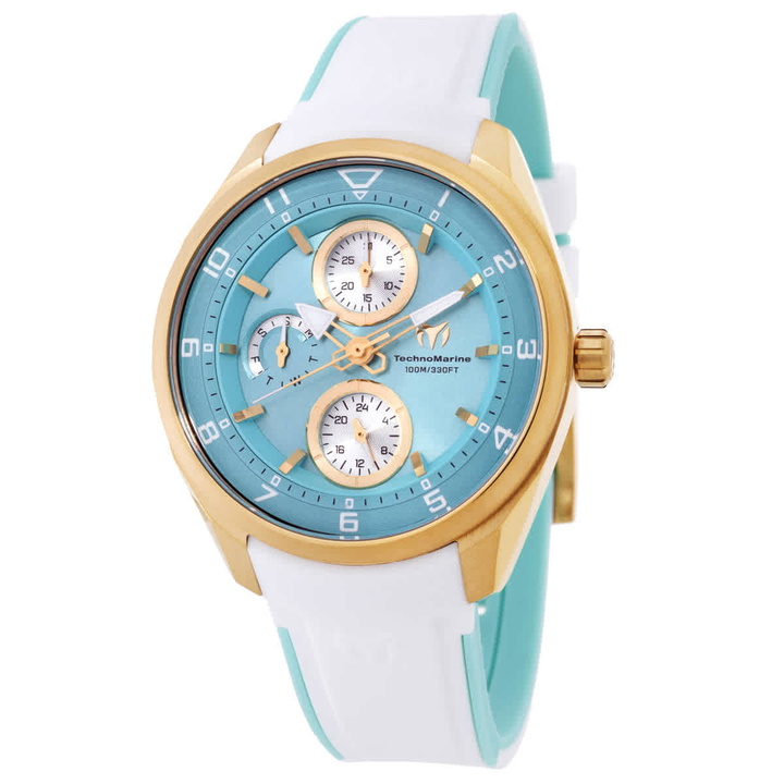 Photo: Technomarine Ocean Quartz Green Dial Ladies Watch TM-318112
