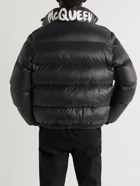 Alexander McQueen - Logo-Print Quilted Padded Shell Jacket - Black
