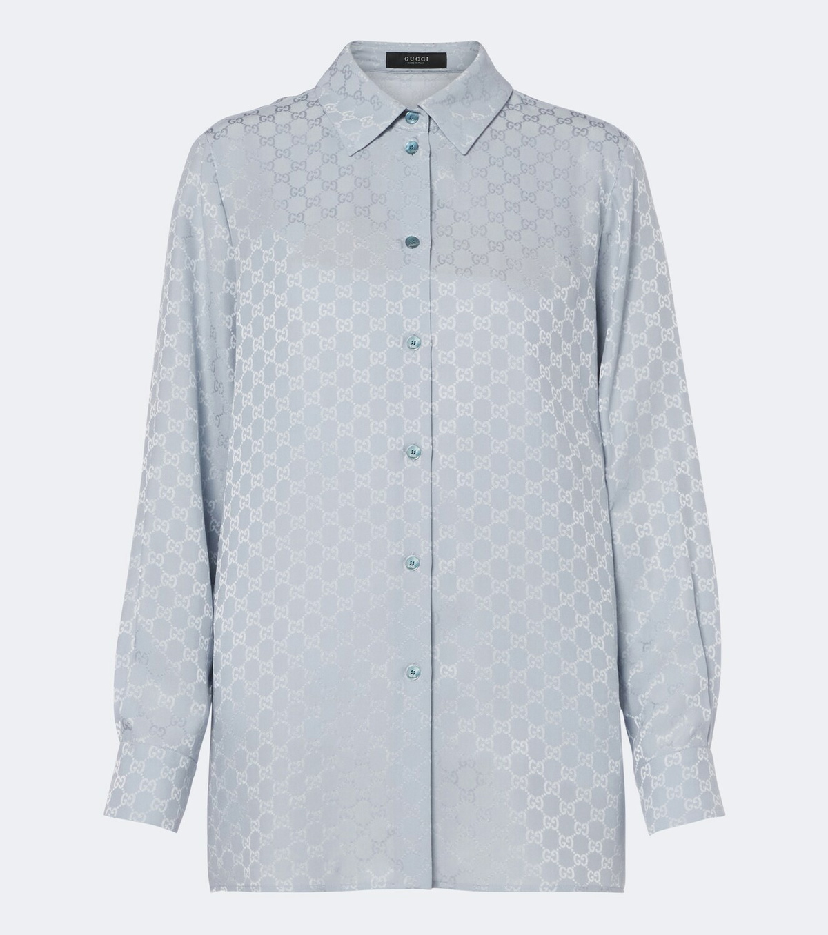 Gucci GG silk jacquard shirt