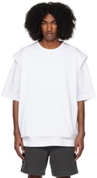 Juun.J White Layered T-Shirt