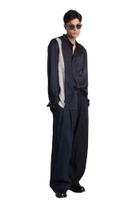 Ziggy Chen Shirt In Blue Silk