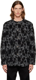Andersson Bell Black Embroidered Shirt