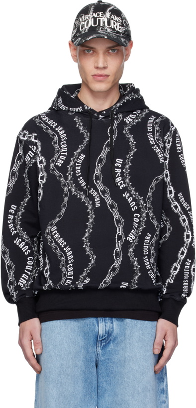 Photo: Versace Jeans Couture Black Chain Couture Hoodie