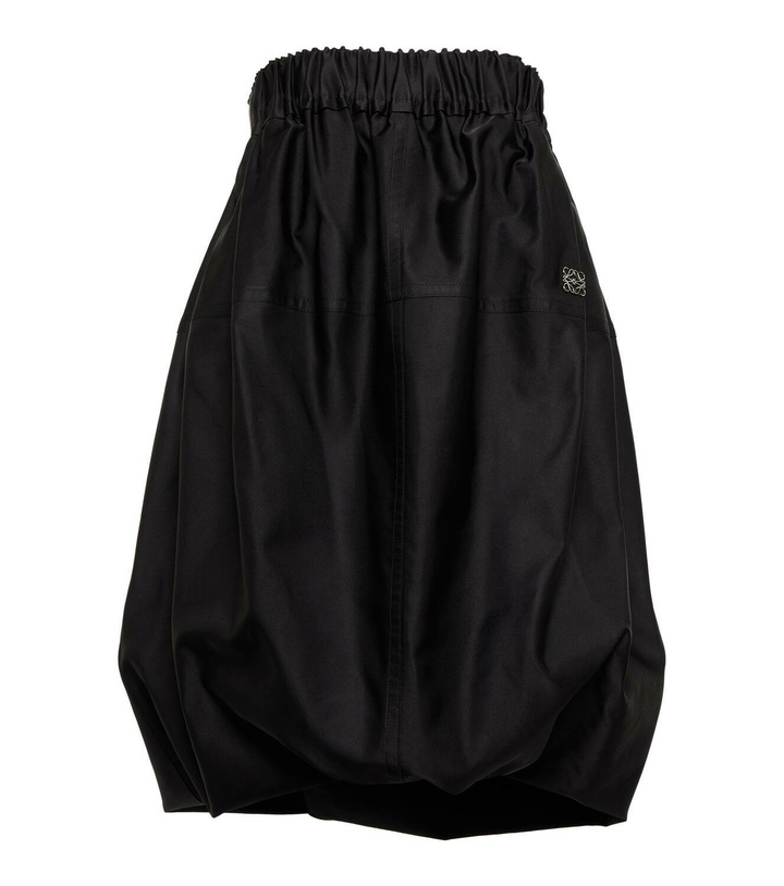 Photo: Loewe Silk-blend taffeta minidress
