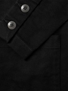 Folk - Patch Cotton-Moleskin Jacket - Black