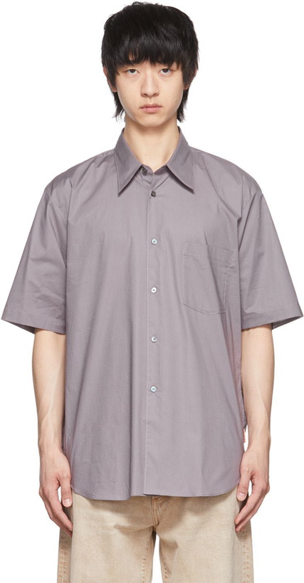 Photo: Acne Studios Purple Organic Cotton Shirt