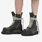 Rick Owens Men's Laceup Turbo Cyclops Boot in Black/Pearl
