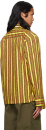 SPENCER BADU Yellow Printed Shirt