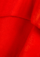 Lisa Marie Fernandez Hooded Terry Beach Poncho Red
