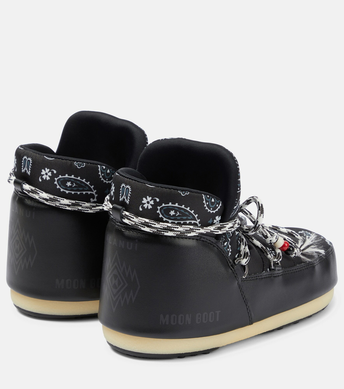 Alanui - Full Moon bandana-print boots