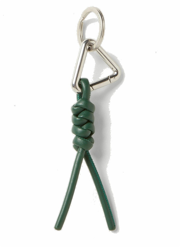 Photo: Triangle Keyring in Green
