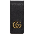 Gucci Black Leather GG Money Clip