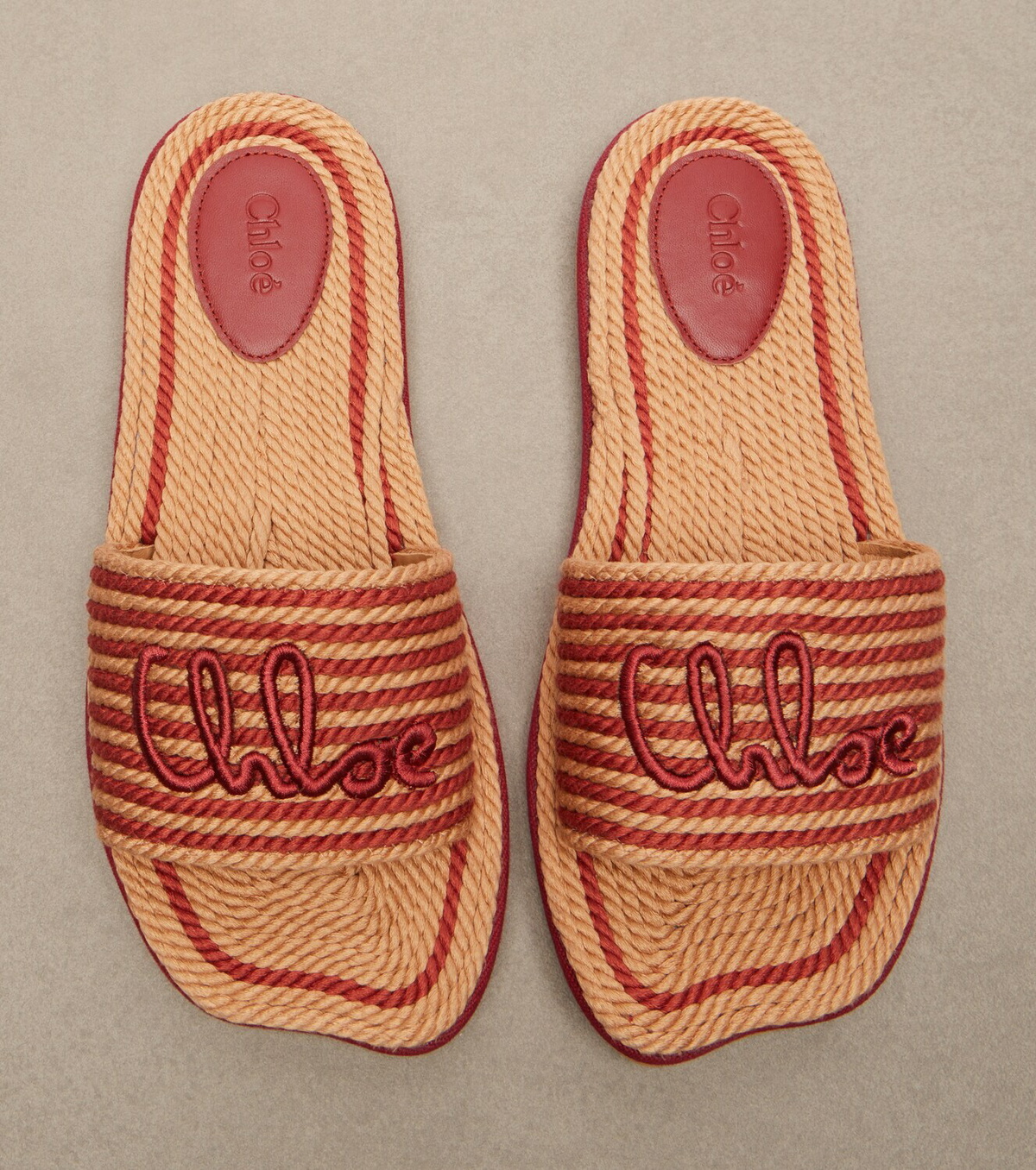 Chloé Chloé Sand logo slides