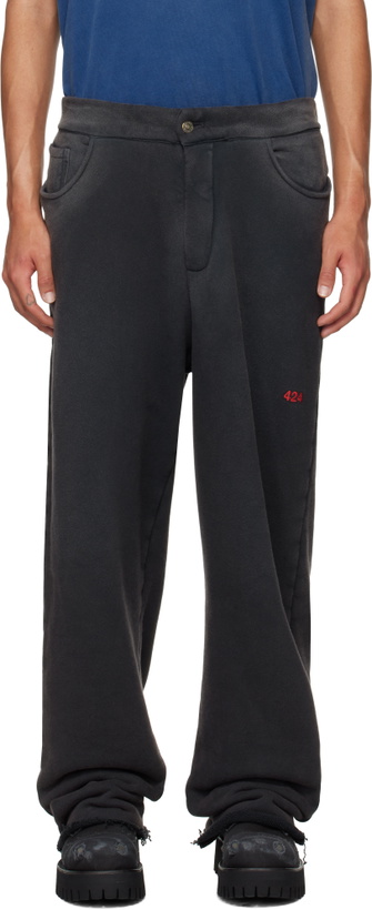 Photo: 424 Black Big Daddy Sweatpants
