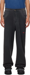 424 Black Big Daddy Sweatpants