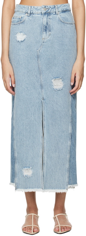 Photo: Holzweiler Blue Louisa Denim Maxi Skirt