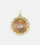 FoundRae True Love Forever A Pair 18kt gold pendant with diamonds