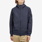 Stone Island Men's Soft Shell-R Jacket in Navy Blue