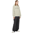 MM6 Maison Margiela Gray Knit Hoodie