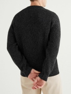 La Paz - Teixeira Ribbed Shetland Wool Sweater - Black