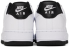 Nike White & Black Air Force 1 '07 Low Sneakers