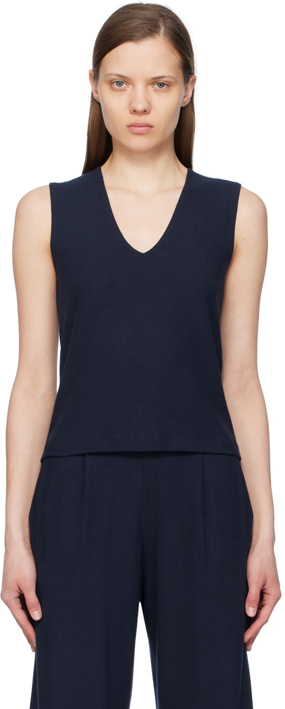 LESET Navy Lauren Vest