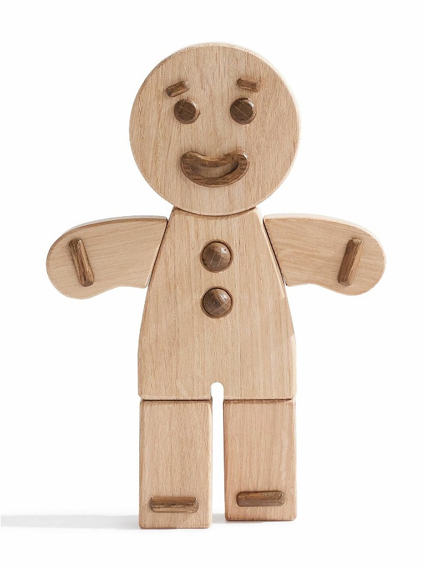 Photo: Boyhood - Gingerbread Man Small Oak Figurine