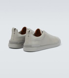 Zegna Triple Stitch leather sneakers